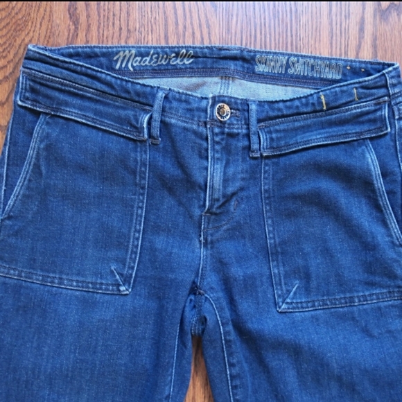 Madewell Sz 27 Skinny Switchback AnkleZip D4 - Picture 7 of 10